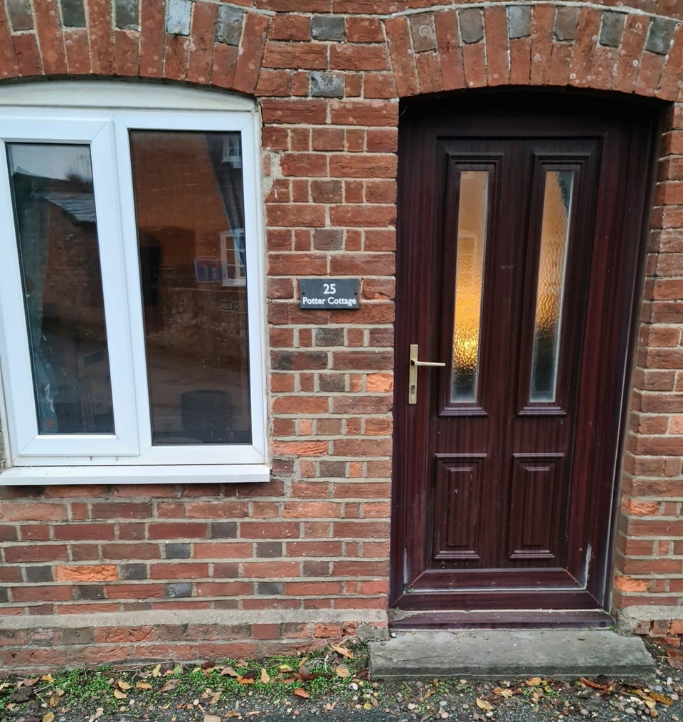 Front door rarely used but useful for supermarket deliveries