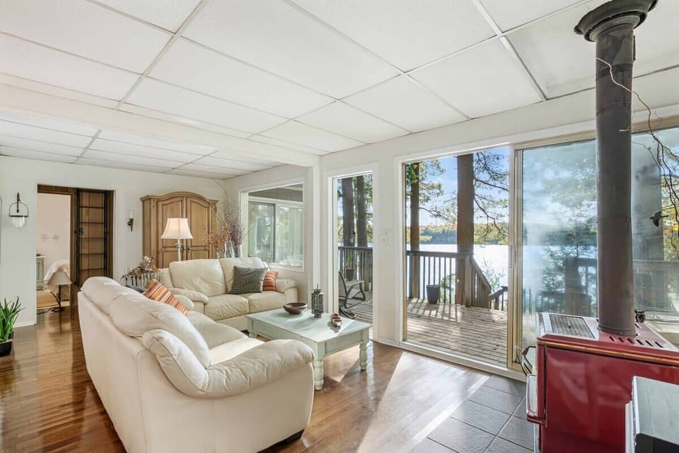 Living Room with view of Lake