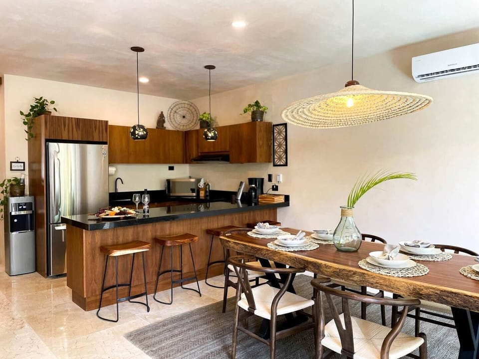 Find all the necessities and then some in our well-equipped kitchen.  