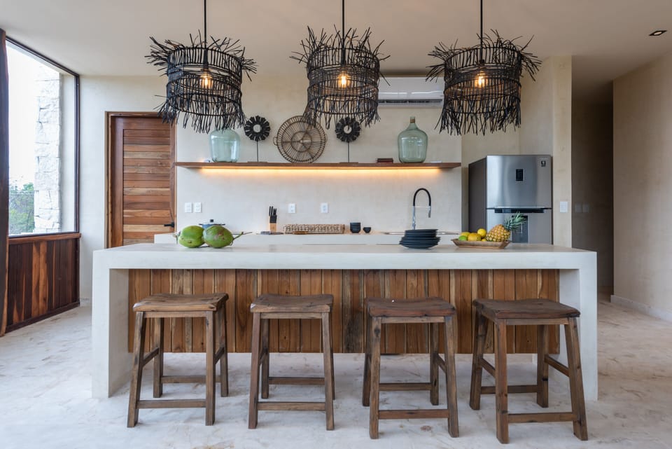 Standard Apartment | Private kitchen | Microwave, stovetop, coffee/tea maker, rice cooker