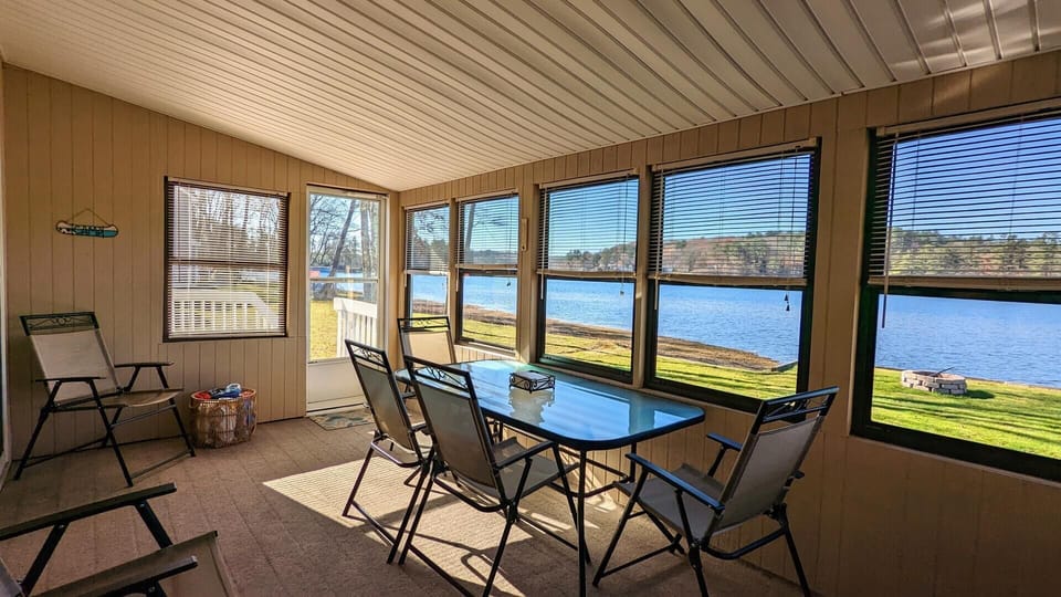 Enjoy the Sunporch with two sliders off the Main living space