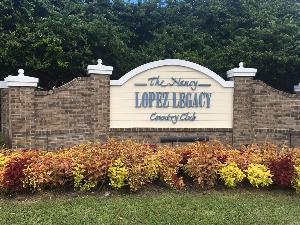Nearby championship golf course.