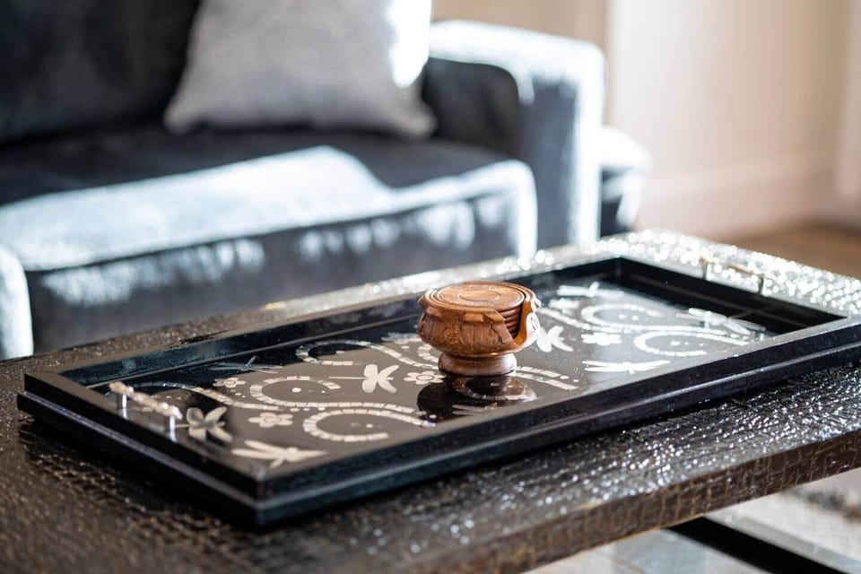 Handmade tray table and handmade table
