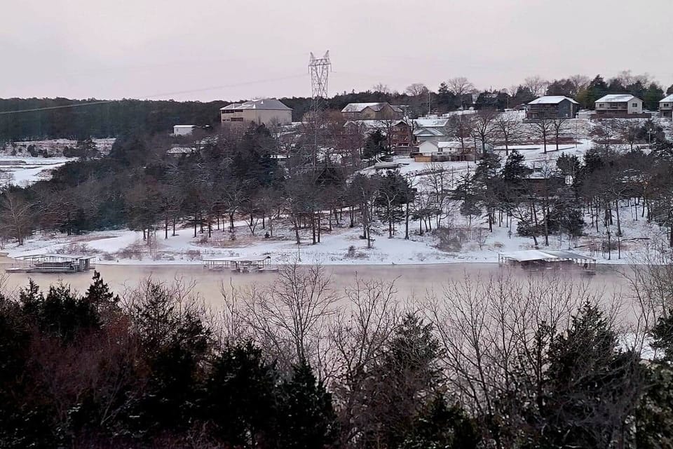 Welcome lake view from the living room