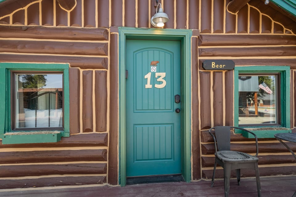 Entrance to cabin