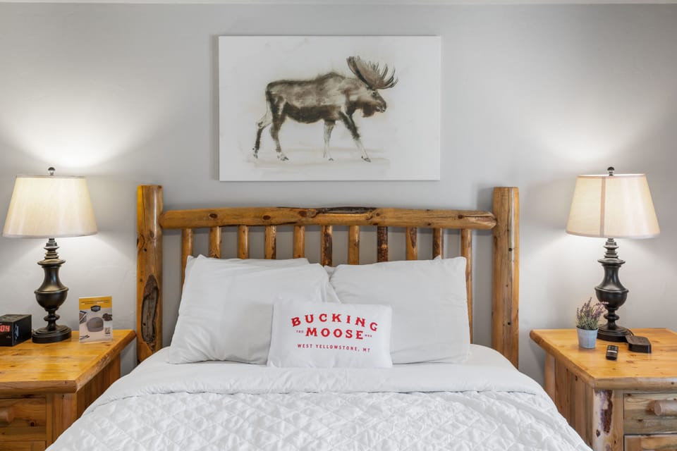 View of bed