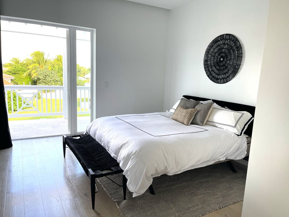 Master bedroom with access to large private patio