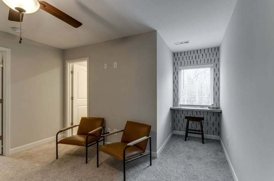 Work from home? Check in using this floating desk nook.