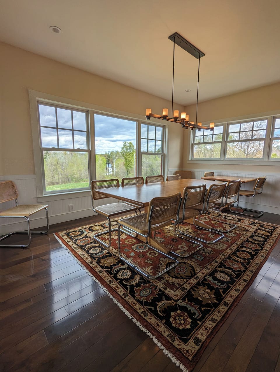 Dining area seats 12