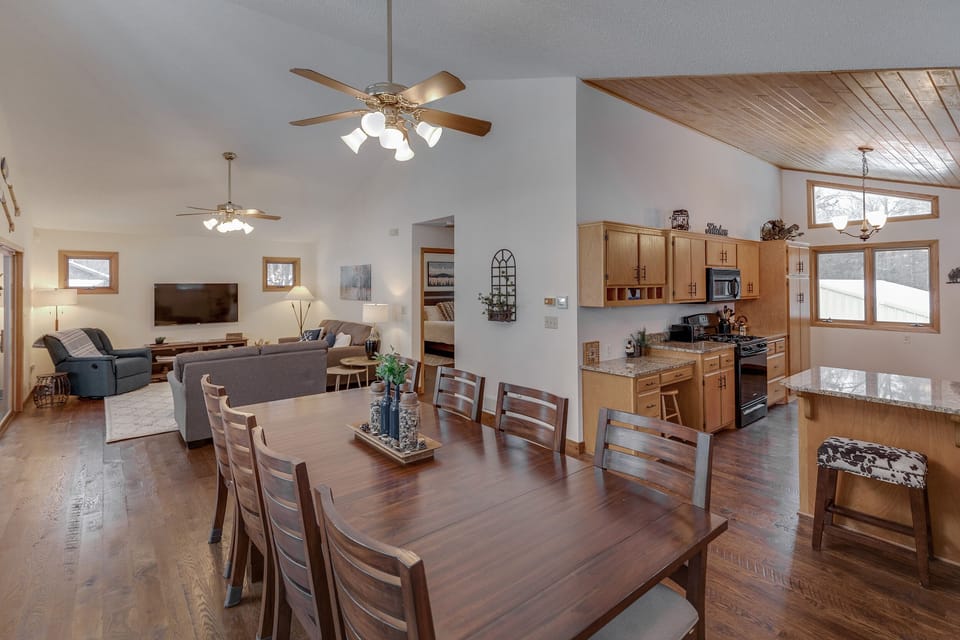 Wide open living spaces with all the comforts of home
