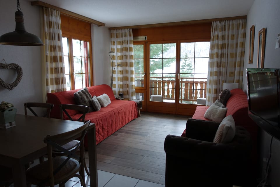 Living Area - sofa-beds convert to 3 quality single beds