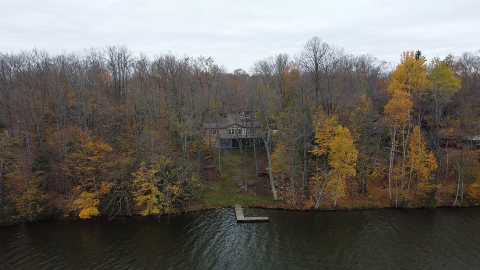 View of Lake Home from Lake