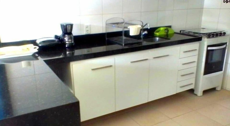 Villa | Private kitchen | Fridge, microwave, oven, blender