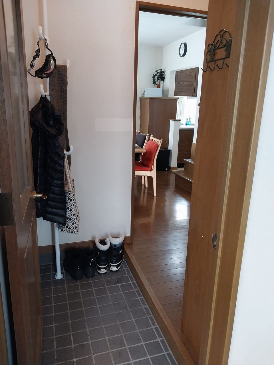 Interior entrance