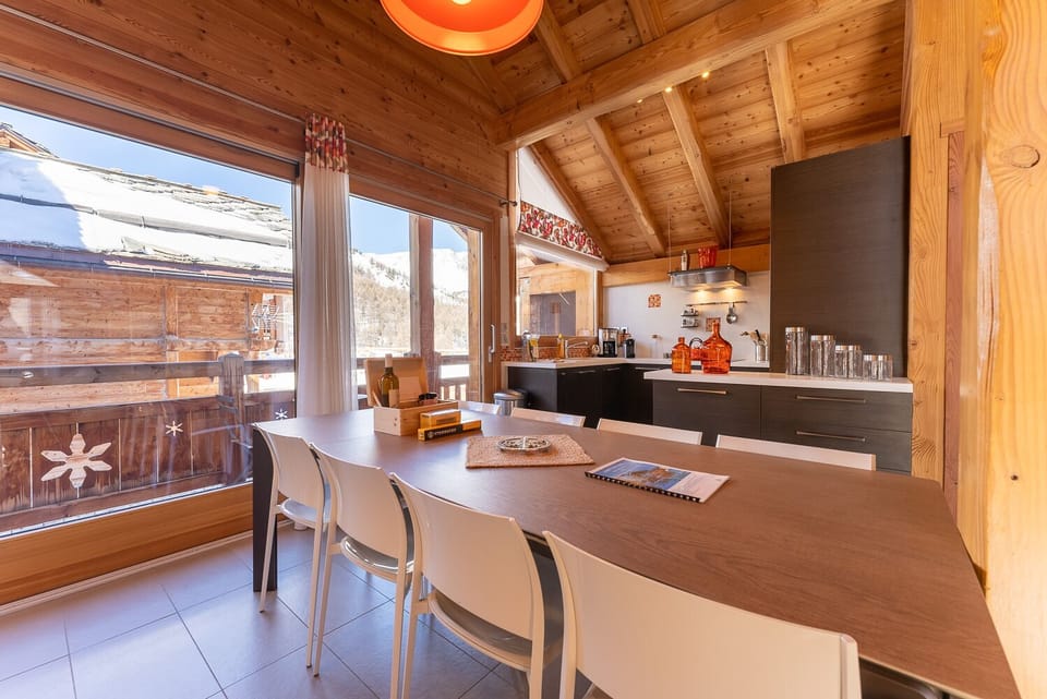 Cuisine chalet Mountainside Vars