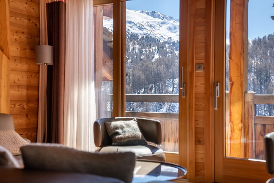 Salon chalet Mountainside Vars 5
