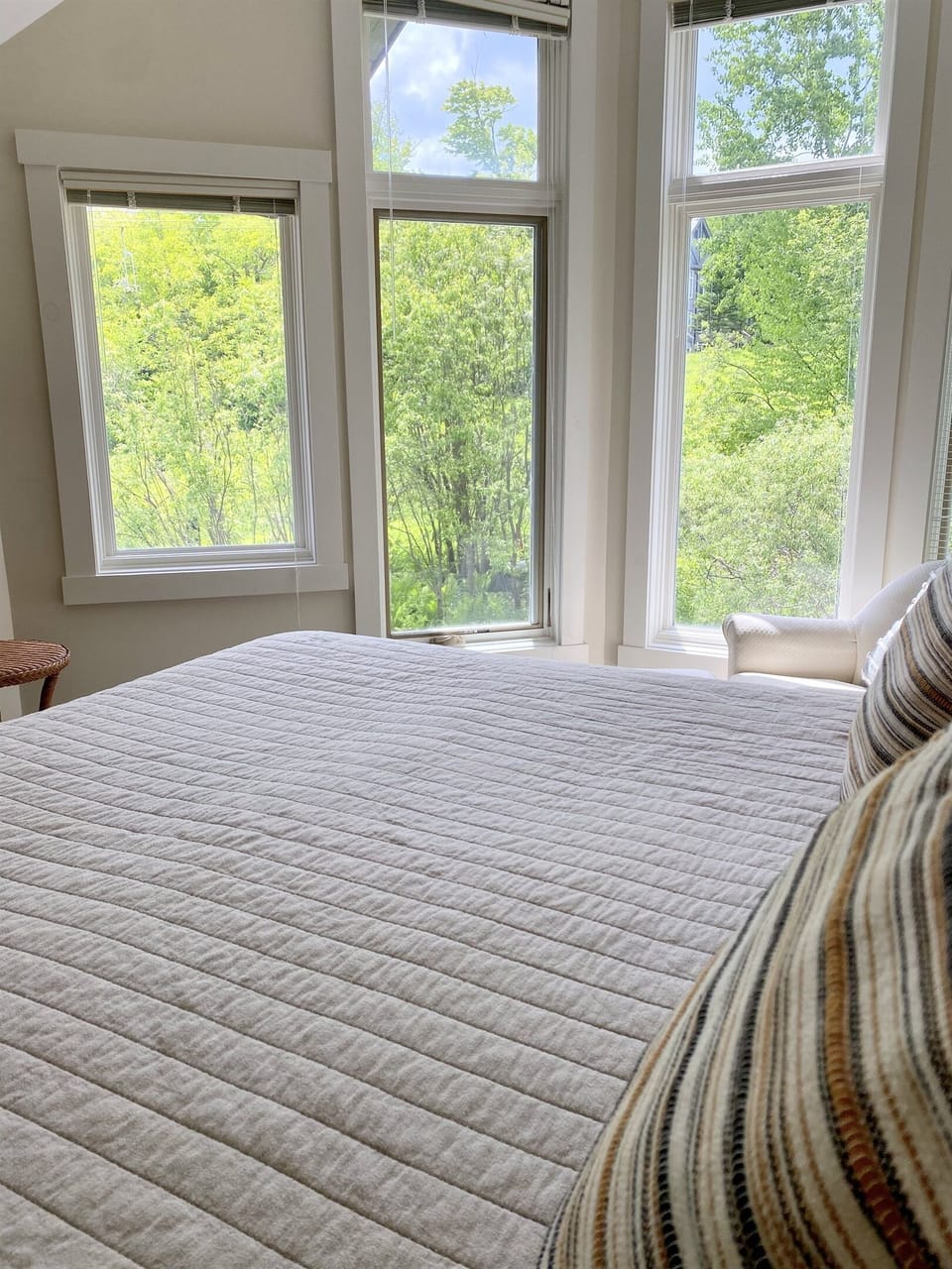 Master Bedroom - view into the woods...