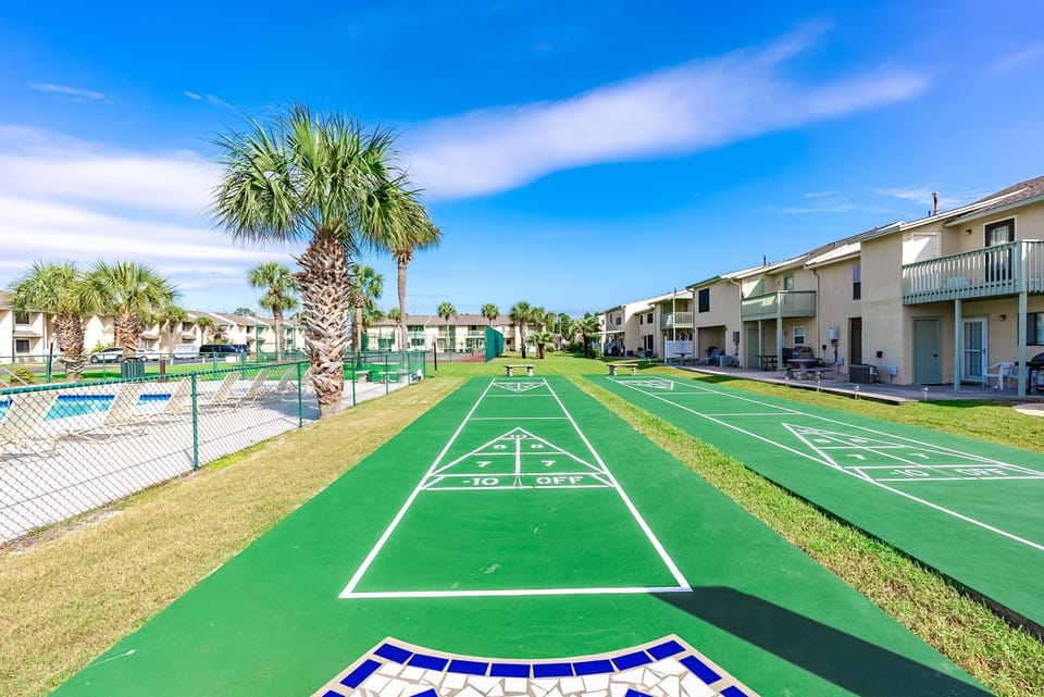 Shuffle Board Courts on property.