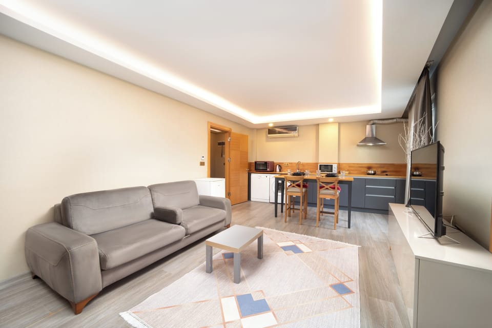 Apartment, 1 Queen Bed with Sofa bed | Minibar, desk, laptop workspace, iron/ironing board