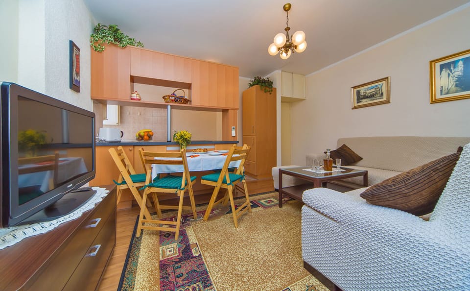 Apartment (Two Bedroom Apartment with City View) | Living room | TV