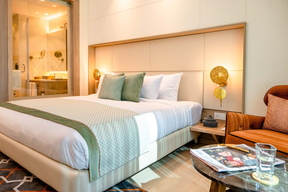 Luxury Double Room | Minibar, desk, iron/ironing board, free WiFi