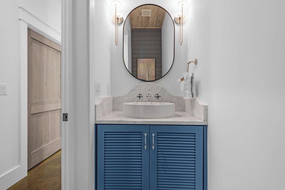 Main floor half bath