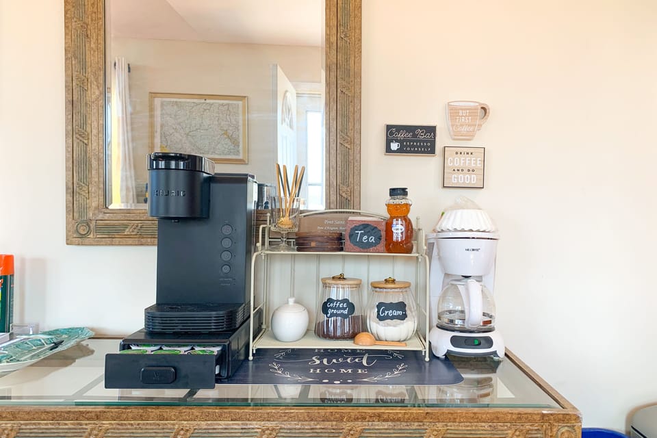 Complementary coffee bar
