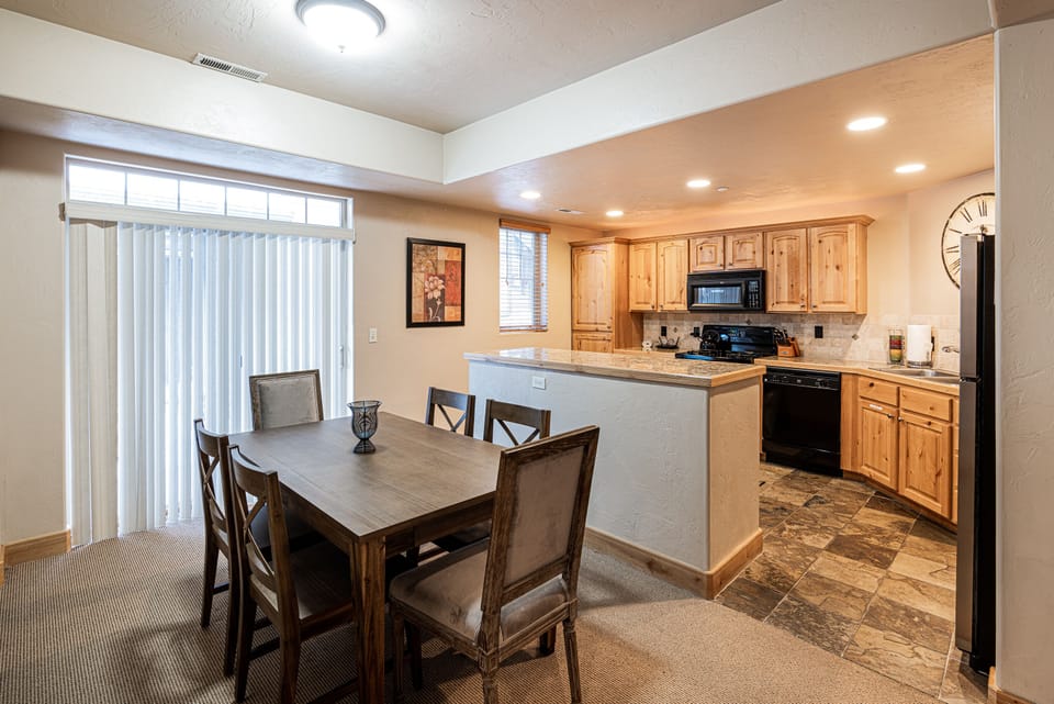 Kitchen and Dining Area