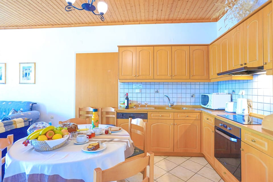 Dining and kitchen area