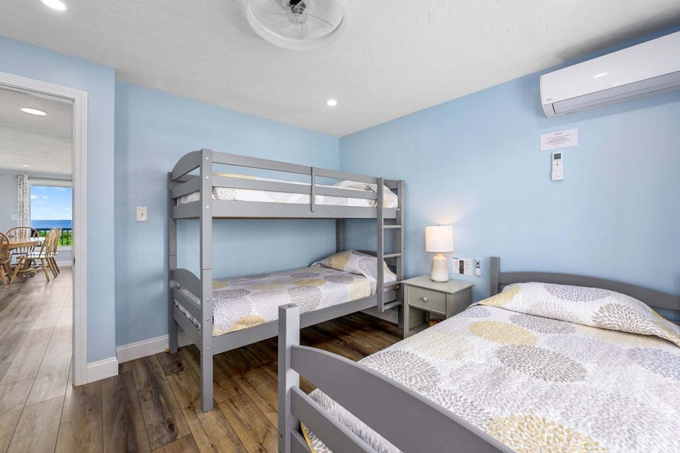 Bedroom #2 1st Floor - Twin Bunk Beds/Twin, access to the deck