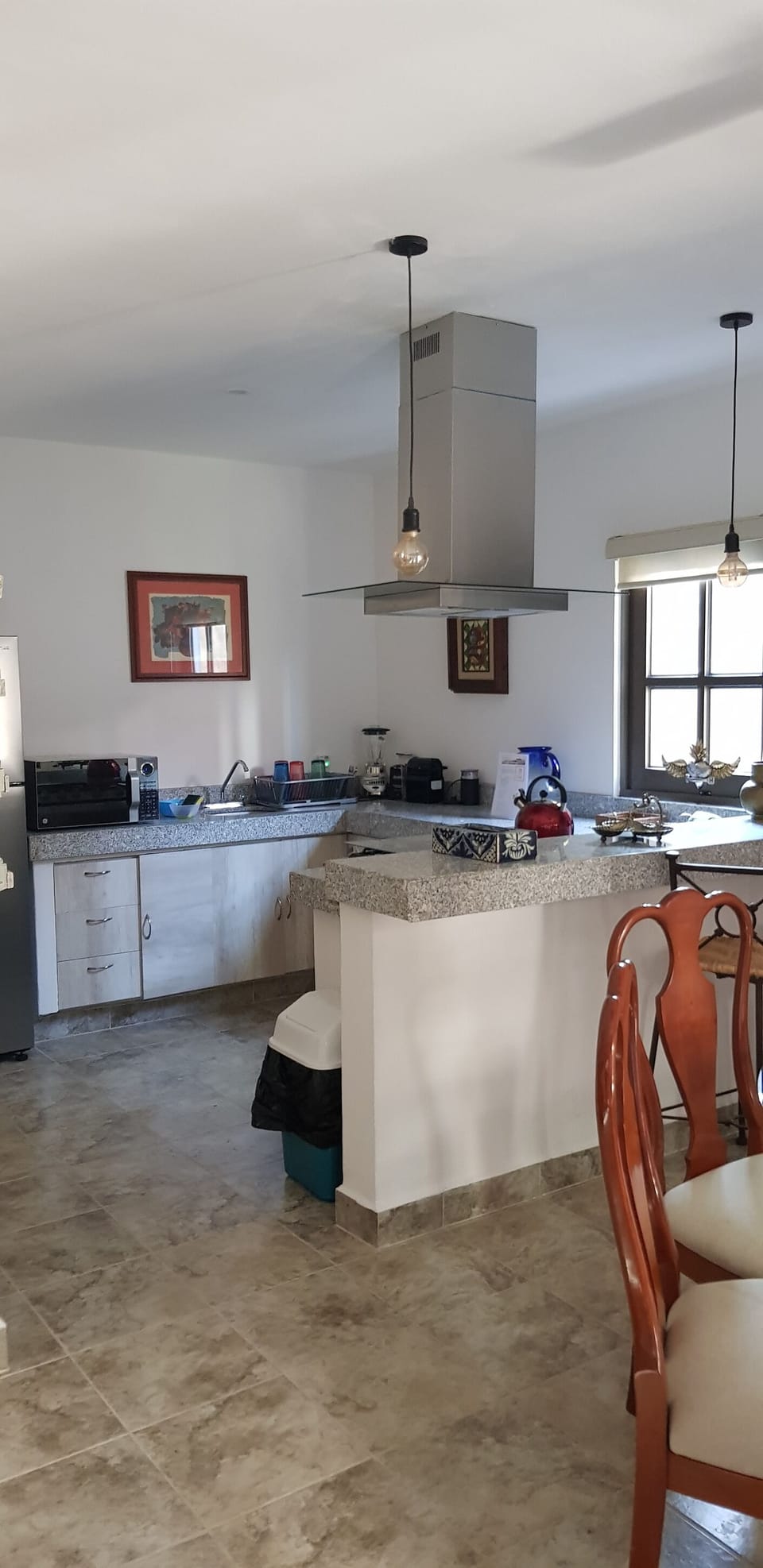 Family Villa | Private kitchen | Microwave, blender, cookware/dishes/utensils, dining tables