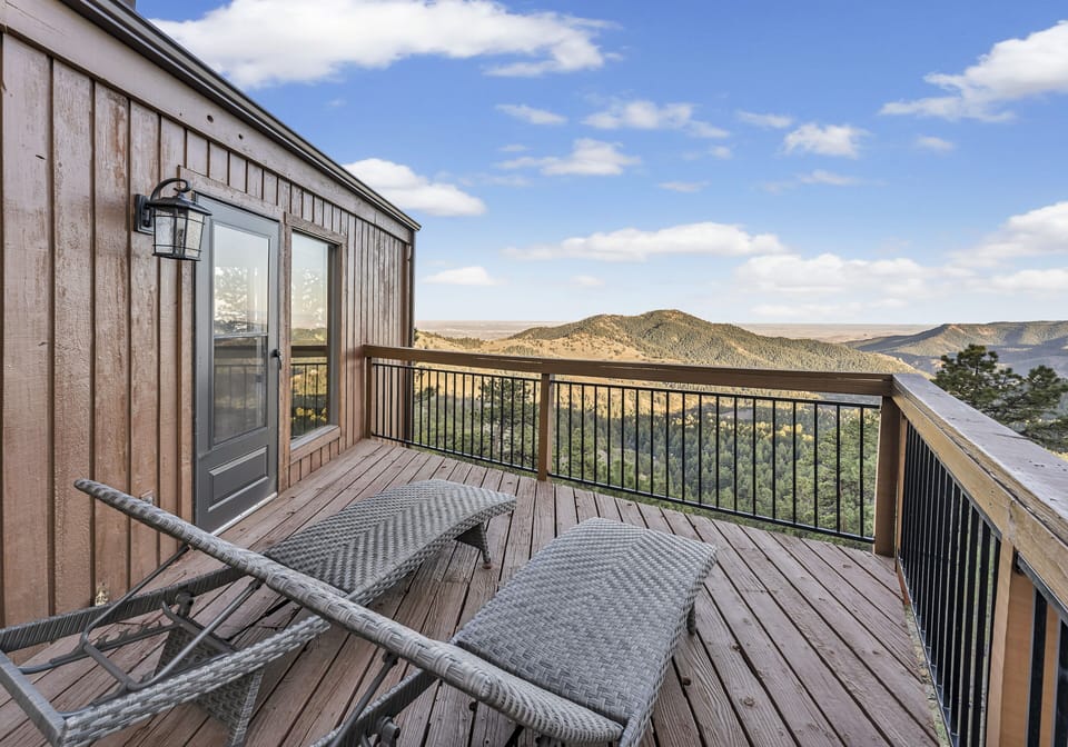 Enjoy private time admiring the views with your partner off the primary suite!