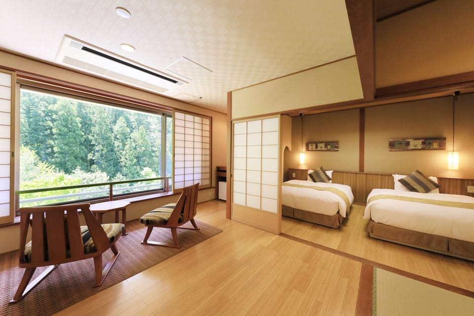 [Mountain view] Japanese Western-style room with bath, Non Smoking | View from room