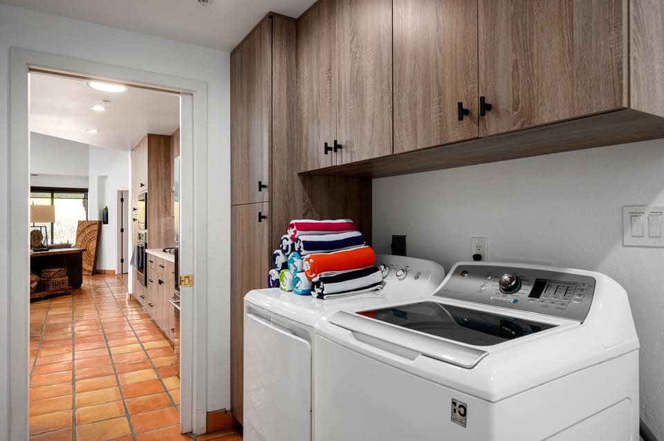Laundry room.