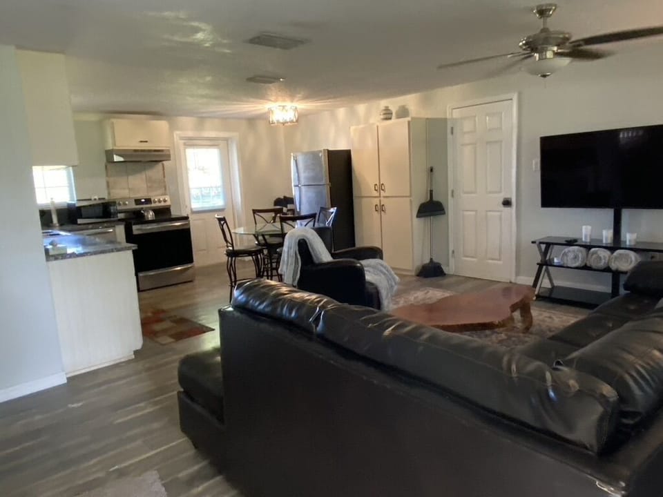 Open Living Room and Dining area