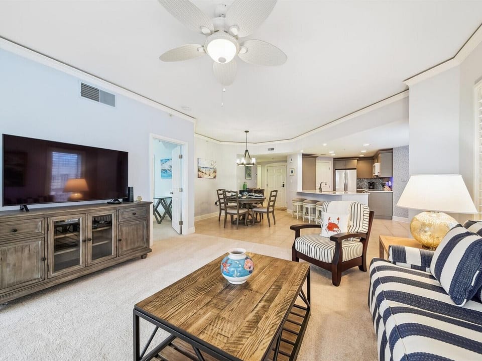Living Room, Dining Area and Kitchen at 3110 Windsor Court South