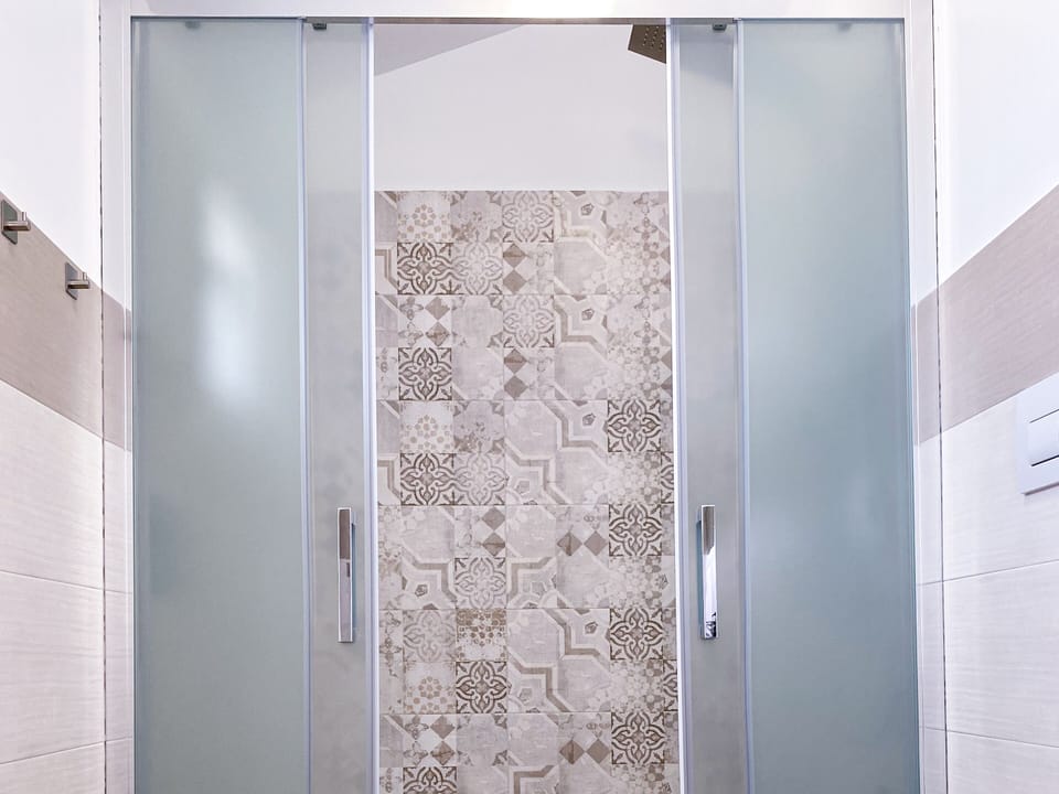 Elite Suite, Terrace, Pool View | Bathroom | Shower, hydromassage showerhead, designer toiletries, hair dryer