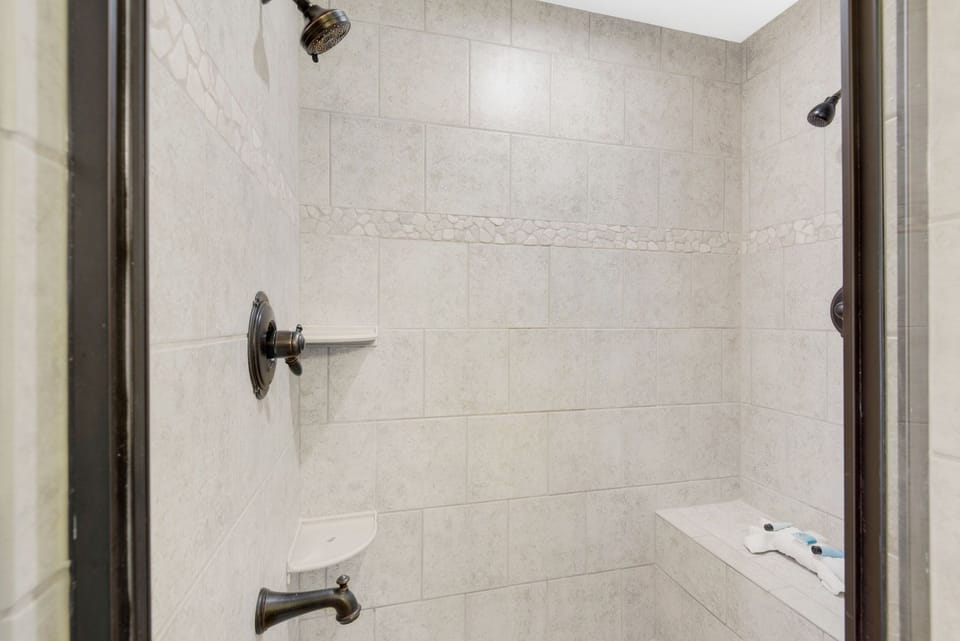Master shower