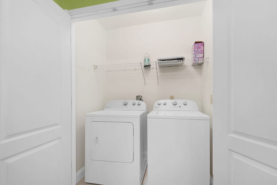 Washer and dryer