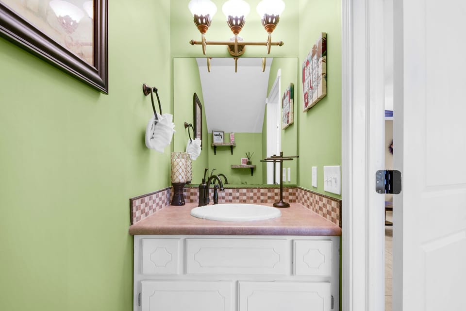 Guest half bathroom