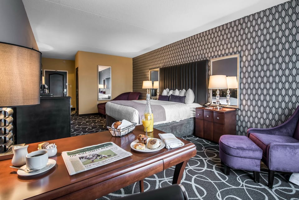 Premium bedding, pillowtop beds, in-room safe, individually decorated