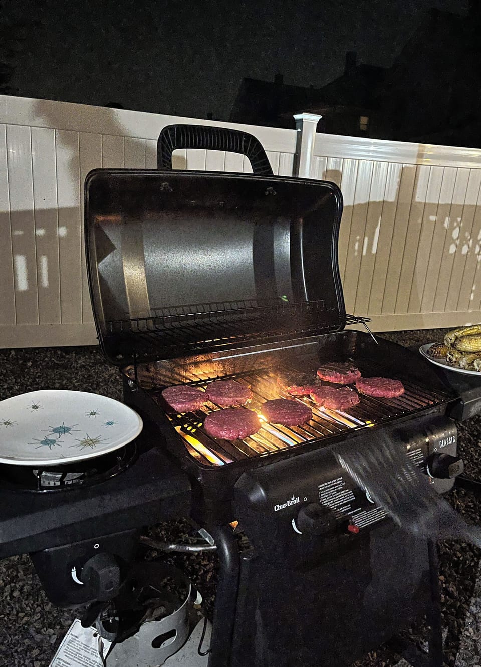 Propane 3 burner outdoor BBQ grill