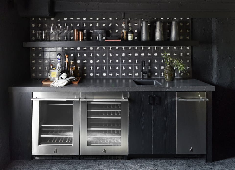 Bar and Kitchenette in the theater room, perfect for entertaining and relaxing