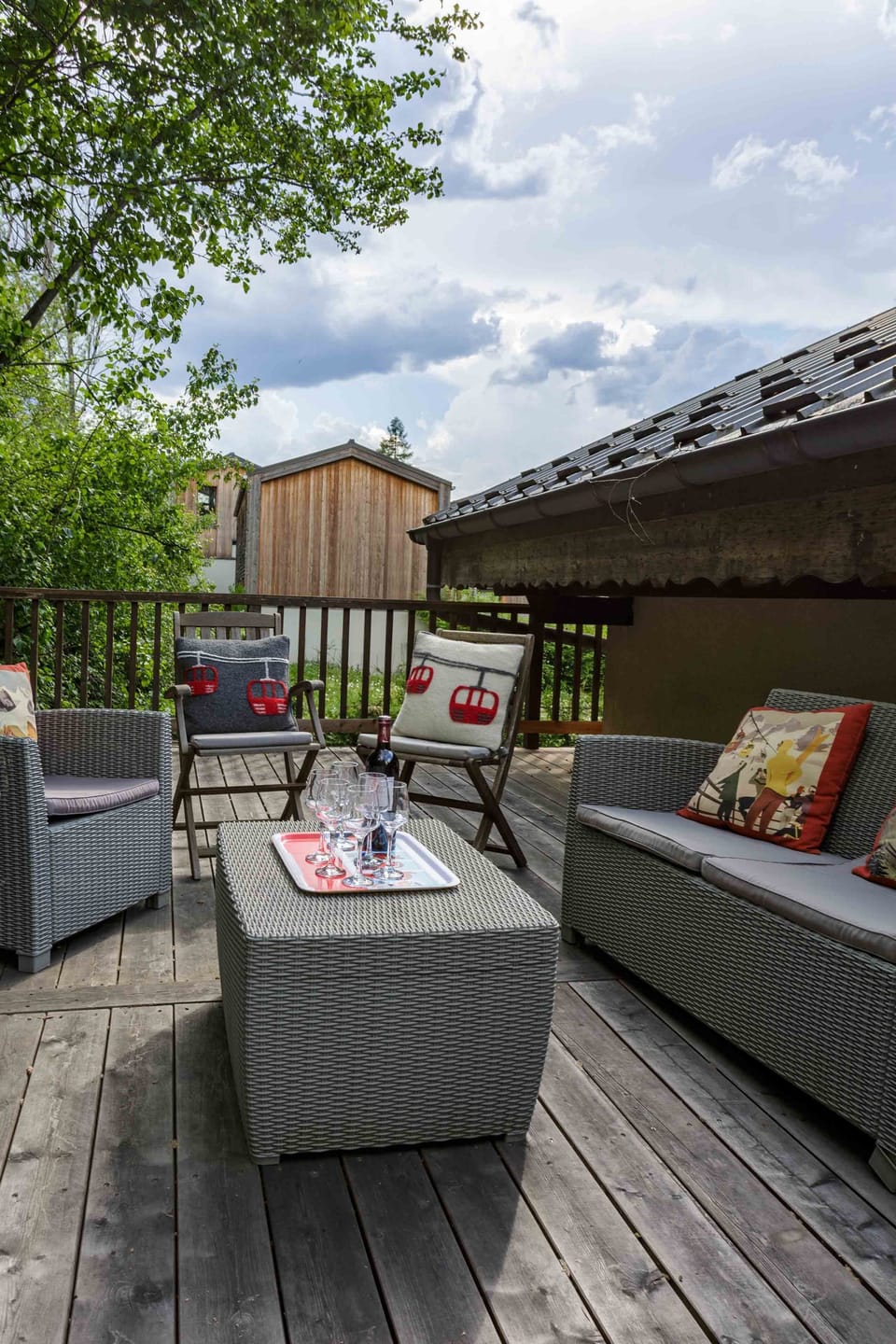 Upstairs terrace