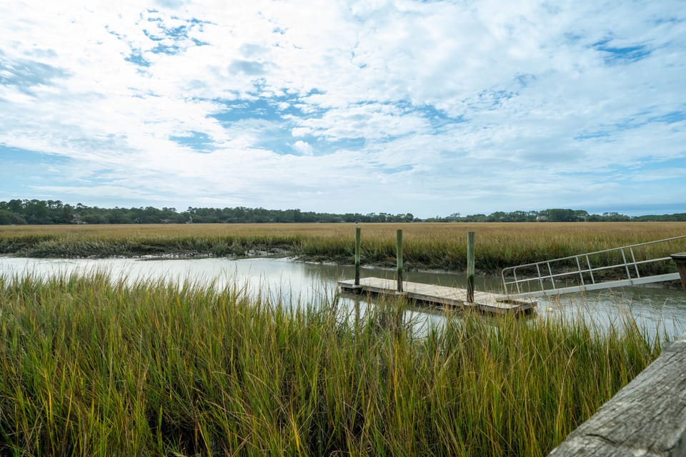 At the end is the kayak launch.  
Also a great spot for paddle boarding and fishing.