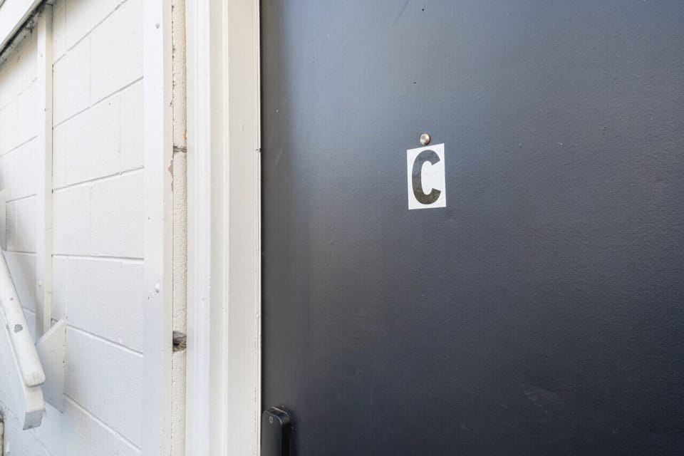 Entrance of unit