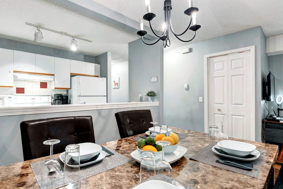 Dining area separate from kitchen