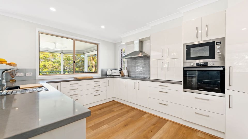 Modern design full kitchen.