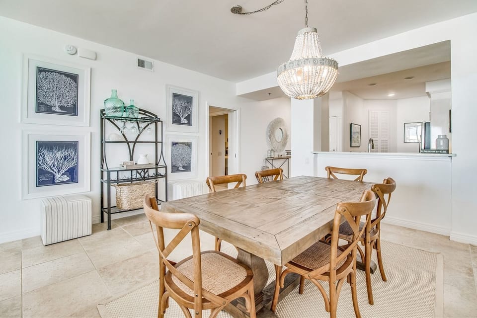 Beach Colony Tower 14B Dining Table For Six