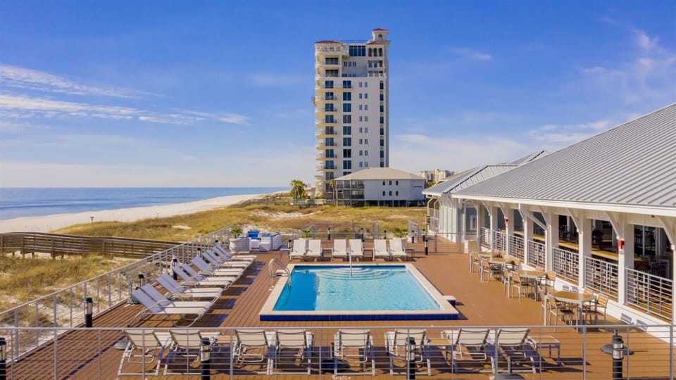 Lost Key Resort Community Beach Club Aerial Of Pool